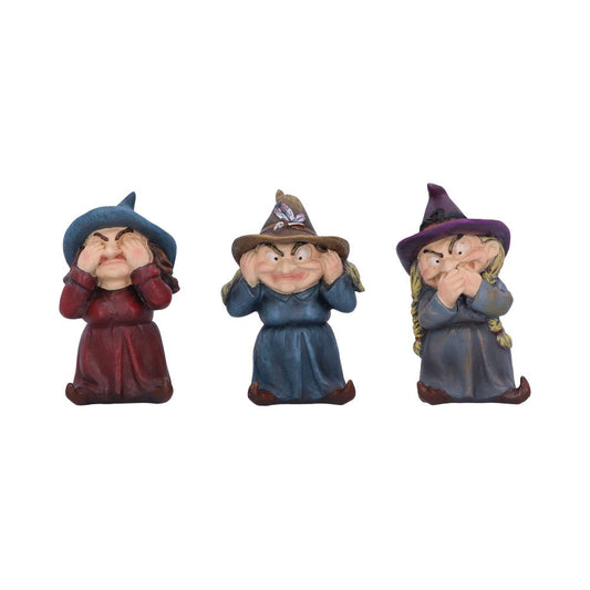 Three Wise Witches Figurine.