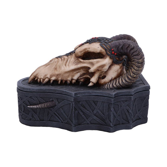 Dragon Skull Box by Monte Moore.