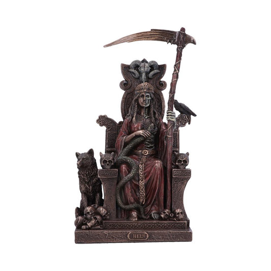 Bronze Mythological Hel Figurine.