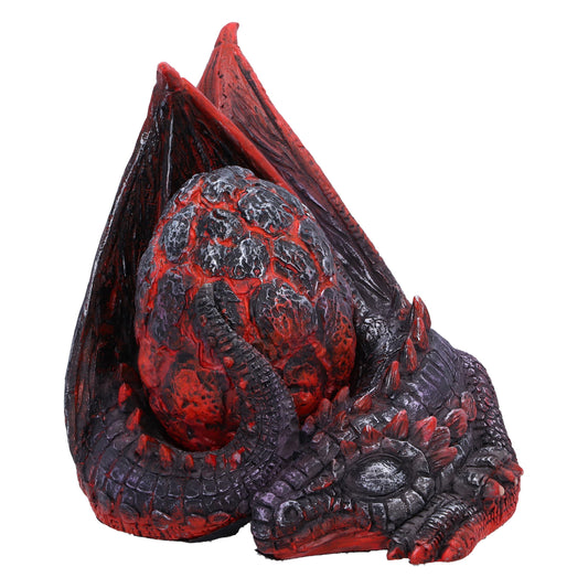 Fire dragon with removable egg