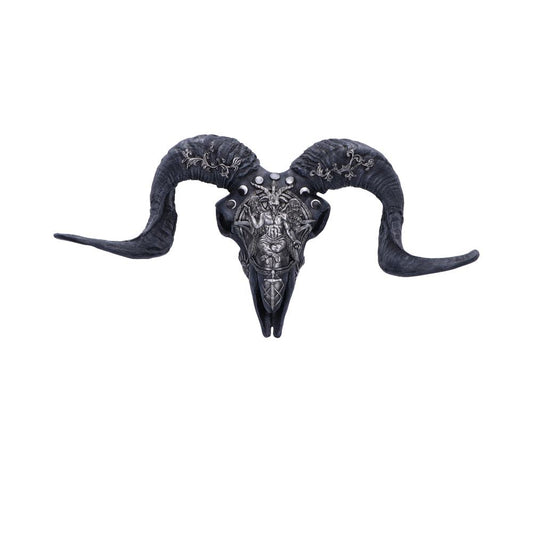 Baphomet's Veneration Skull Wall Plaque
