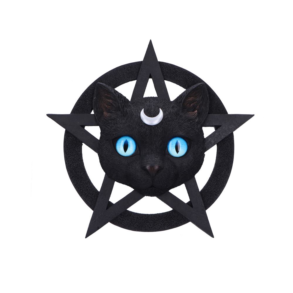 Cat Pentagram Wall Plaque