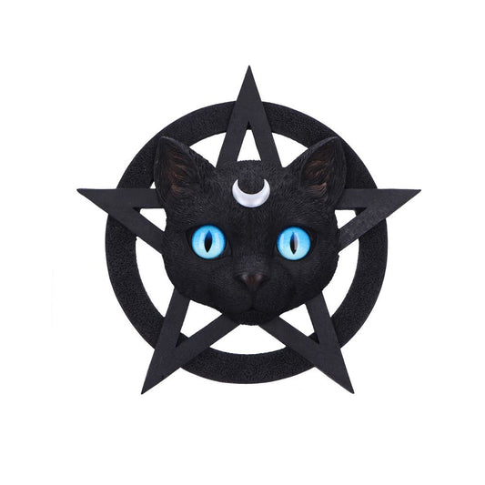 Cat Pentagram Wall Plaque