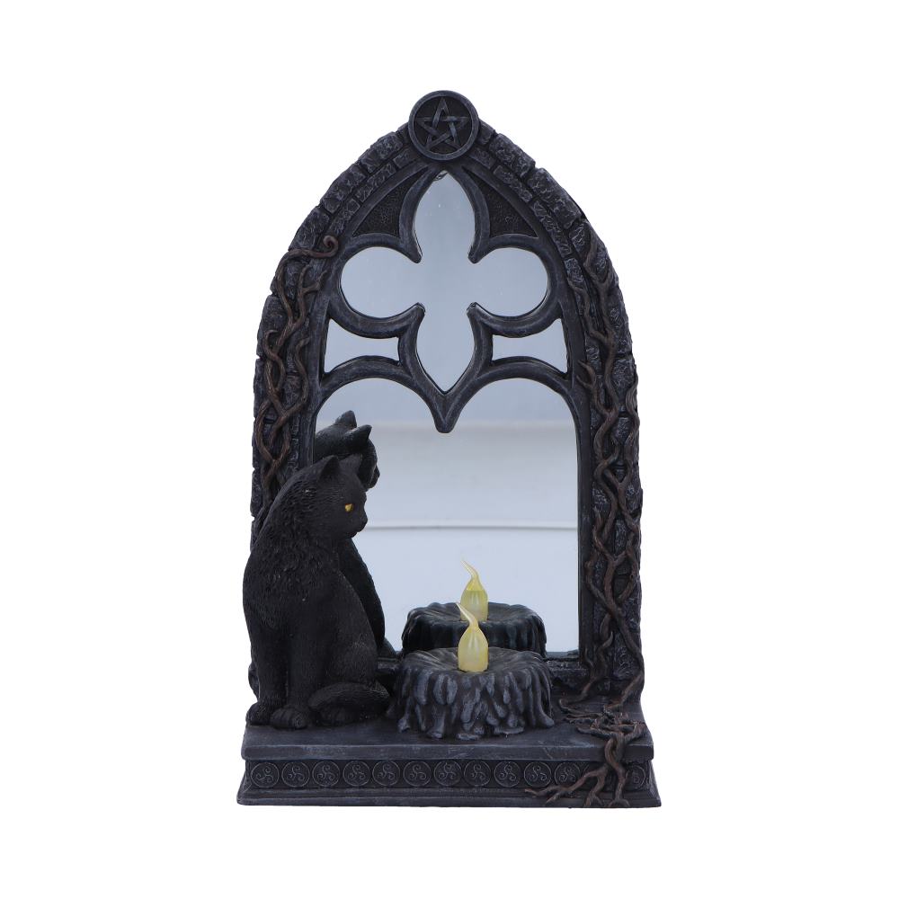 Cat Mirror Figurine
