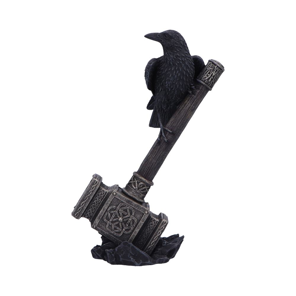 Raven on Thors Hammer Ornament