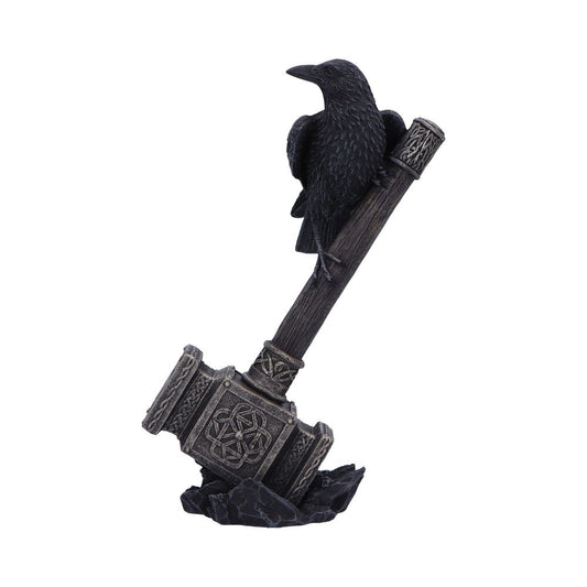 Raven on Thors Hammer Ornament
