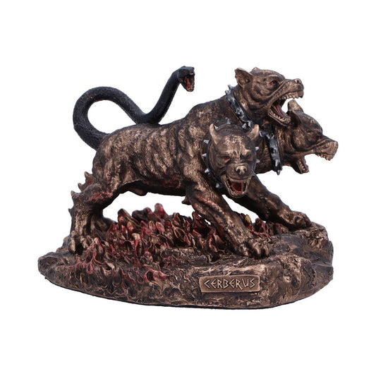 Detailed figurative representation of the formidable Cerberus