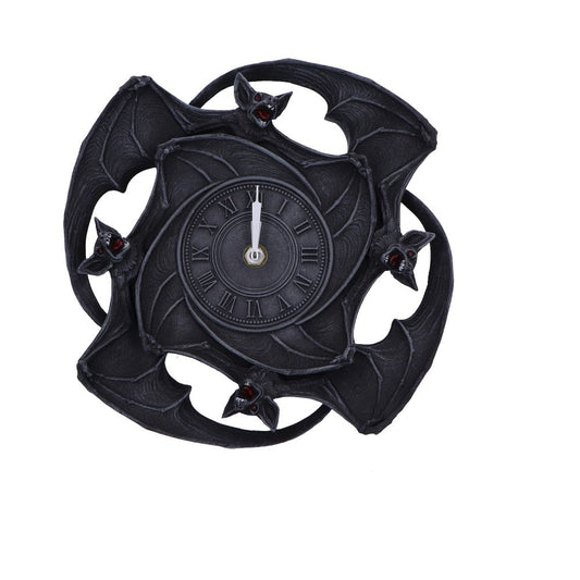 Bat themed wall clock