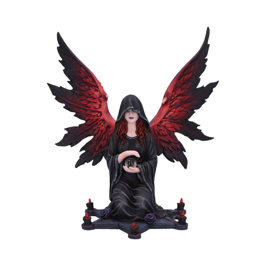Dark angel figurine called The Foreseer