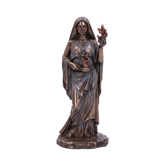 Hestia - Goddess of home and hearth bronze figurine