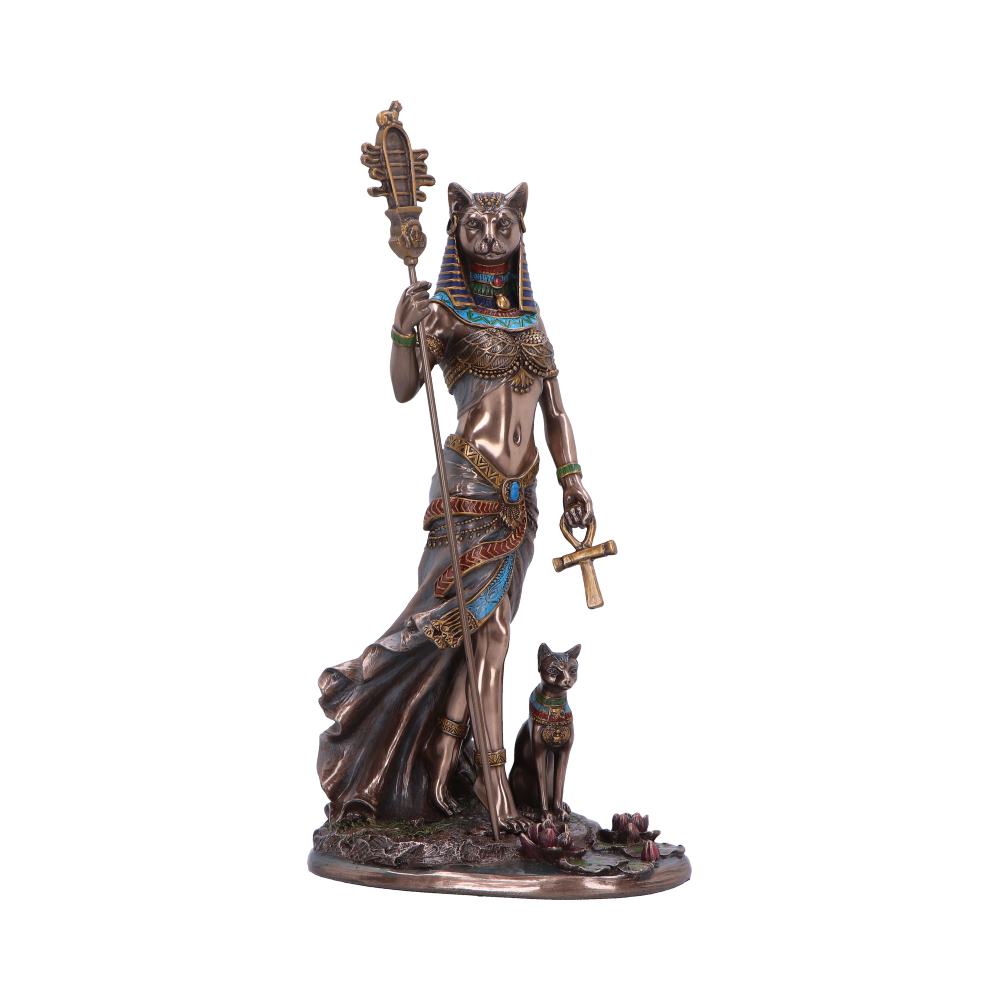 Bring the power of ancient Egypt into your home with the Bastet Goddess of Protection figurine.