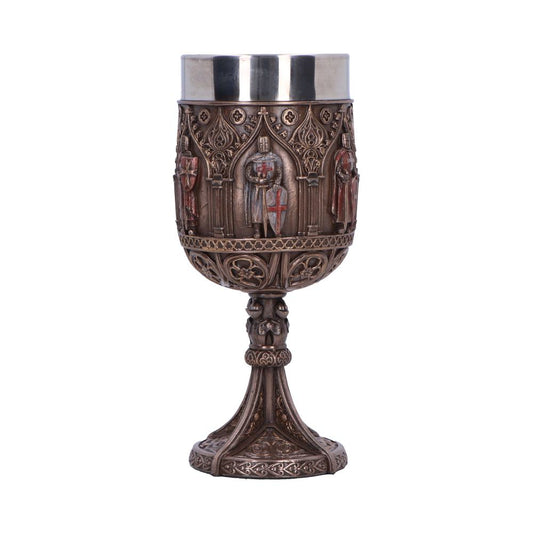 Honor the legacy of the Knights Templar with this intricately designed goblet