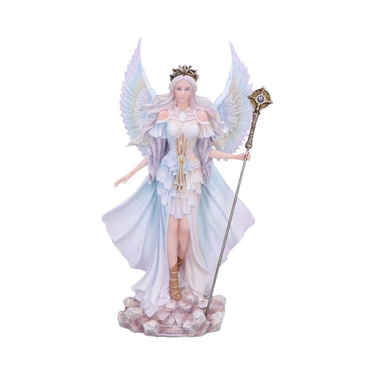 Add a touch of celestial beauty to your dcor with the Atara Angel Figurine.