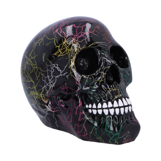 Premium resin construction with metallic lightning effect finish