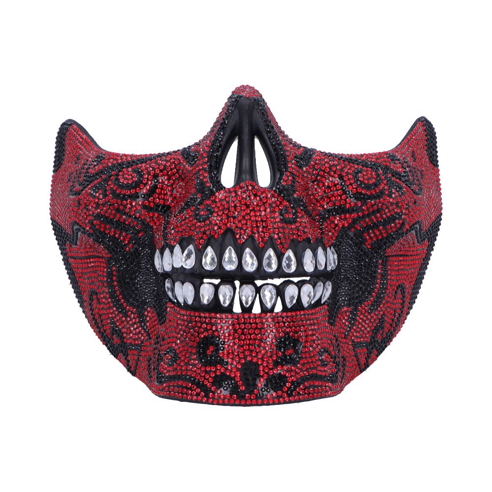 Intricate jewelled skull masquerade mask