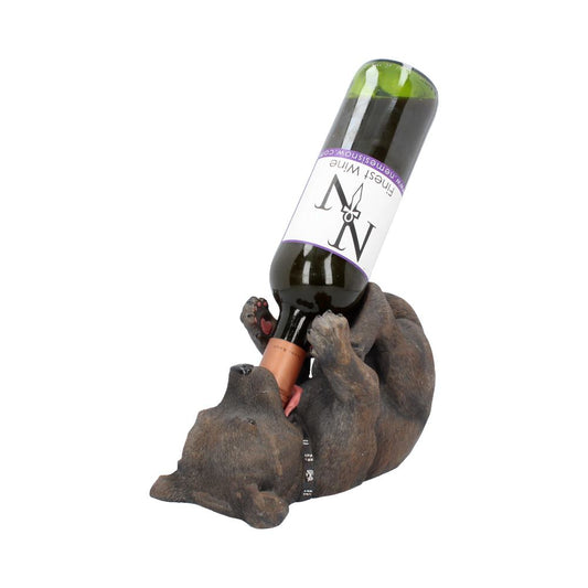 This adorable wine bottle holder is an amazing item for any fans of our four-legged friends.
