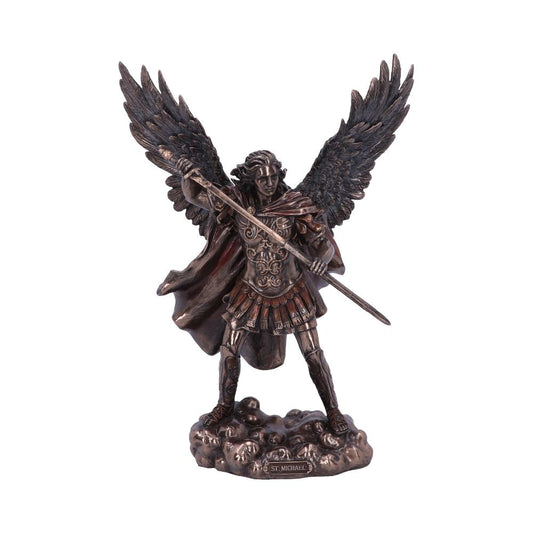 Beautifully ethereal Archangel Michael figurine.