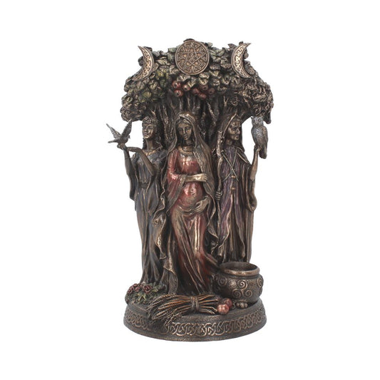 Expertly Crafted Triple Moon Figure.