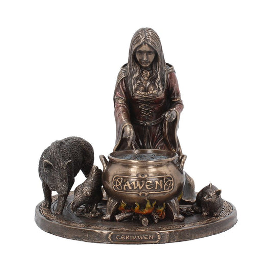 Beautifully crafted Bronze Welsh Goddess Figurine.