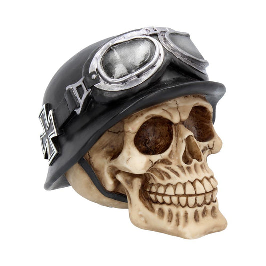 Expertly crafted iron cross skull.
