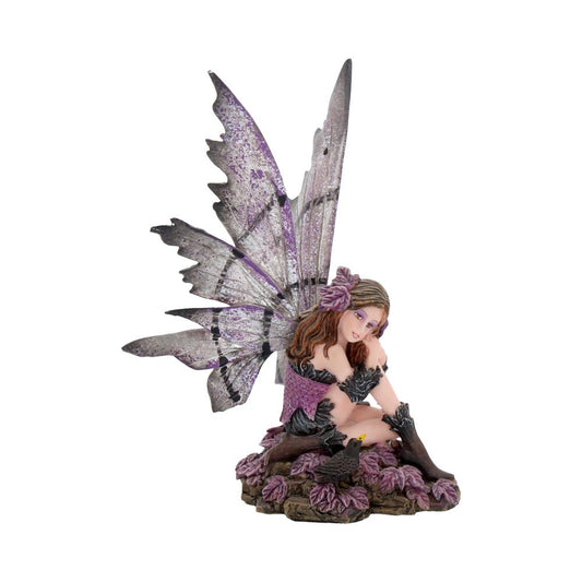 Dark Fairy and Raven Figurine.