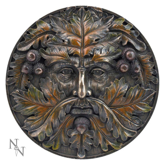 Beautifully bronzed Autumn tree spirit wall plaque.