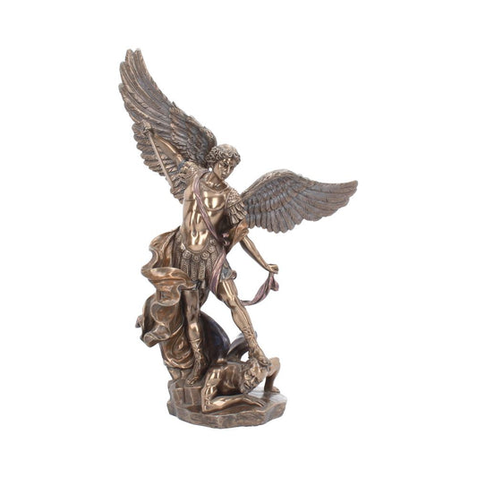 Battling Archangel Michael figurine.