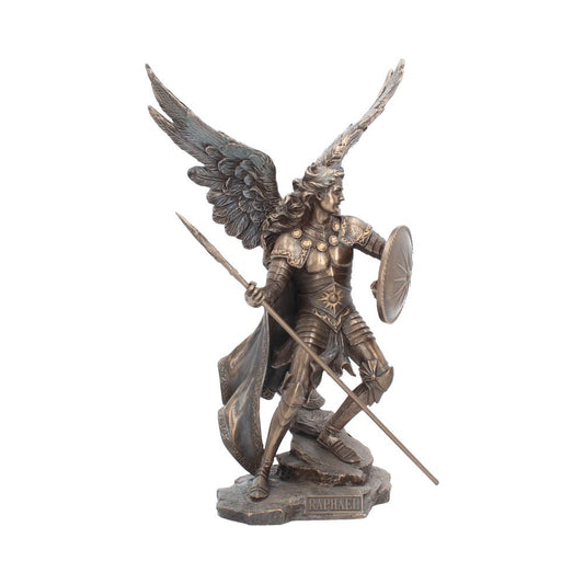 Archangel Raphael figurine.