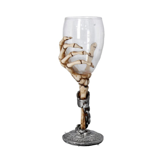 Claw Skeleton Hand Wine Glass Goblet.