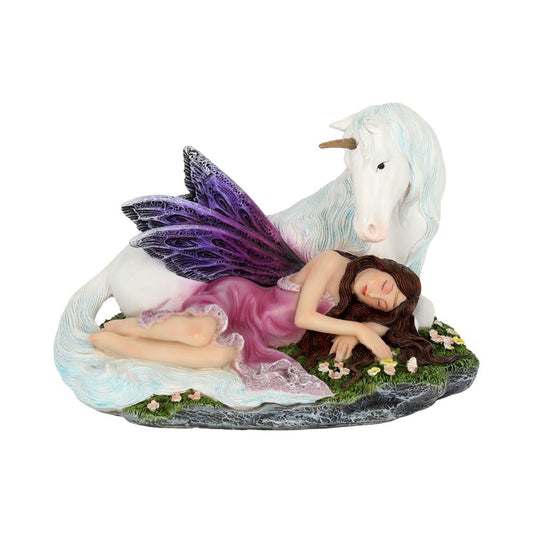 Fairy and unicorn figurine