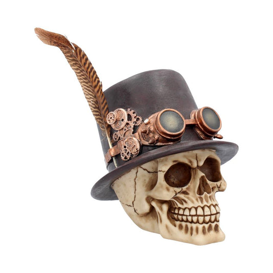 High-quality steampunk skull