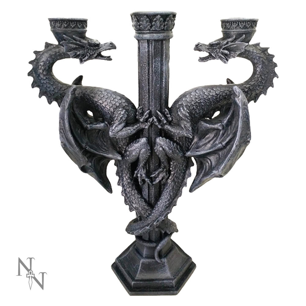 Majestic Dragons are the focus of this piece.