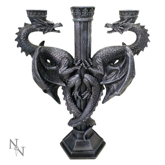 Majestic Dragons are the focus of this piece.