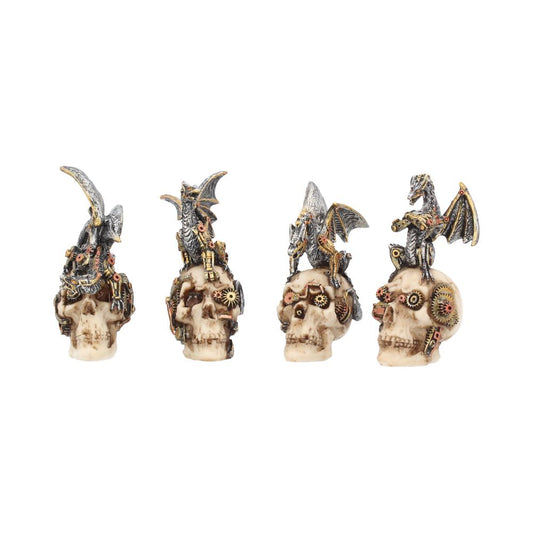 Set of 4 skulls