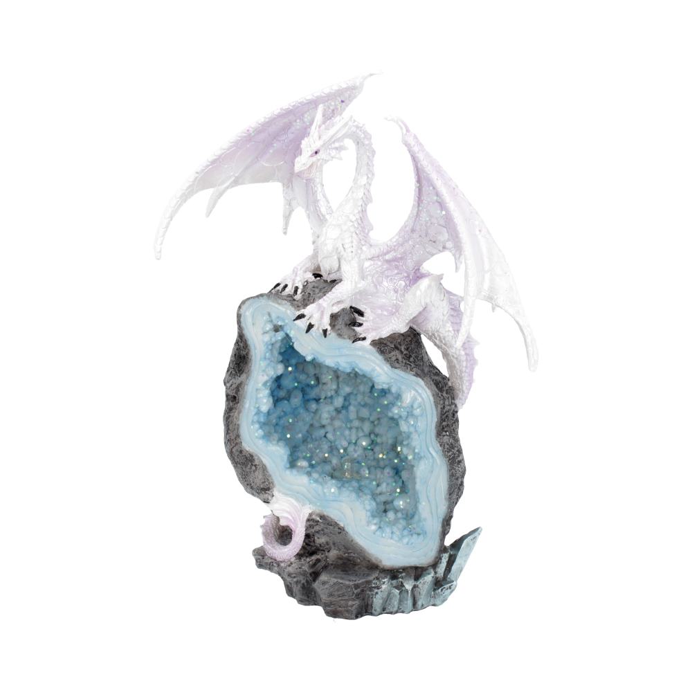 Fantasy White Dragon geode