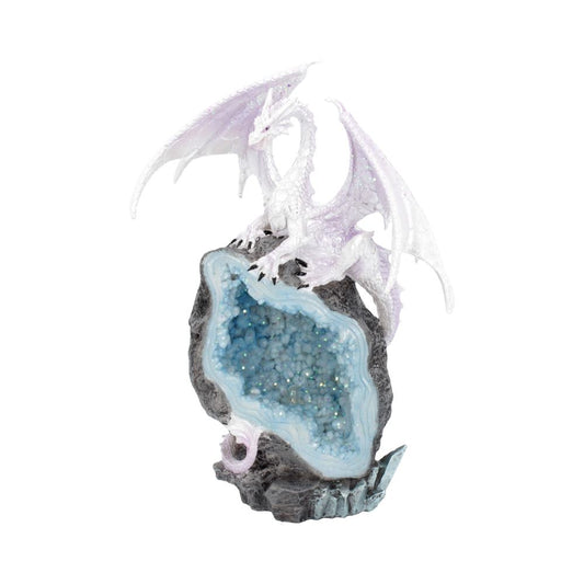 Fantasy White Dragon geode