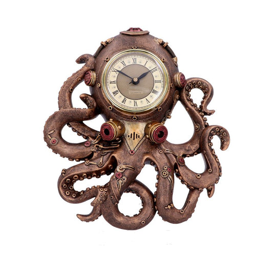 Clock face implanted in the mantle.