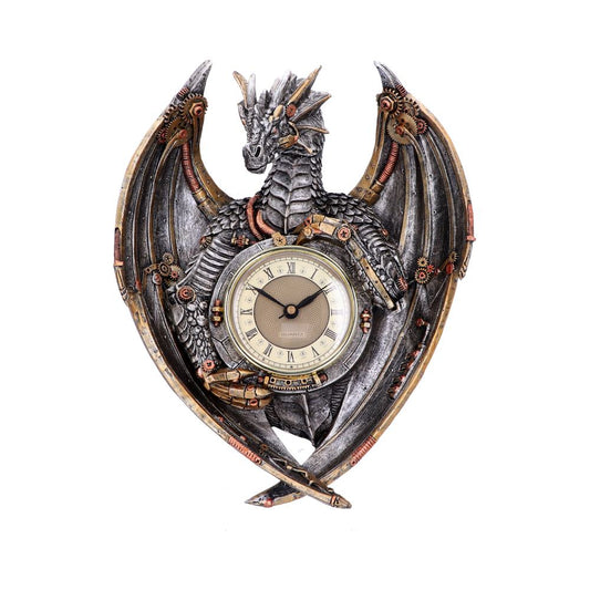 Striking mechanical Dragon wall clock.