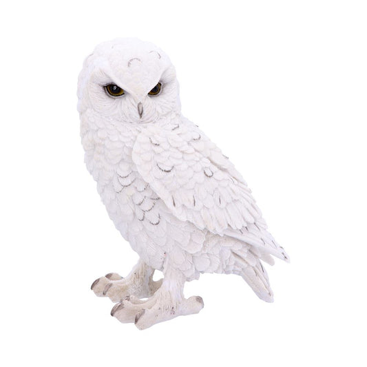 Regal white Owl figurine.