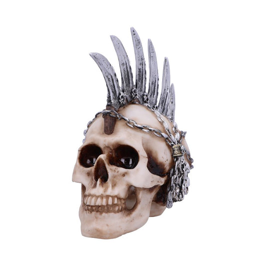 Chained blade Mohawk Skull.