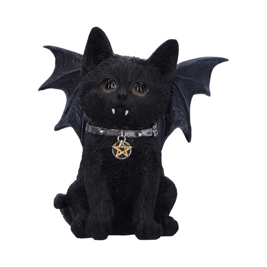 Black Bat Cat Figurine