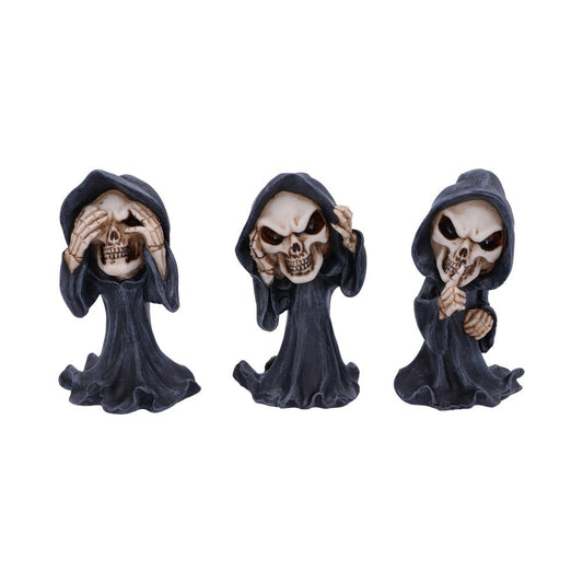 See No Hear No Speak No Evil Cartoon Grim Reapers.