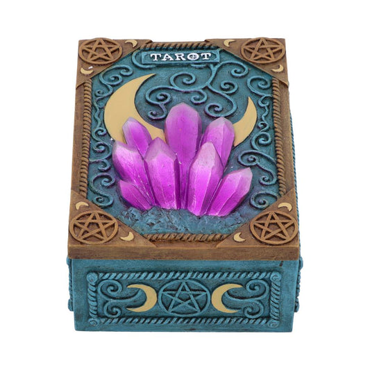 Beautifully crafted crystal box.