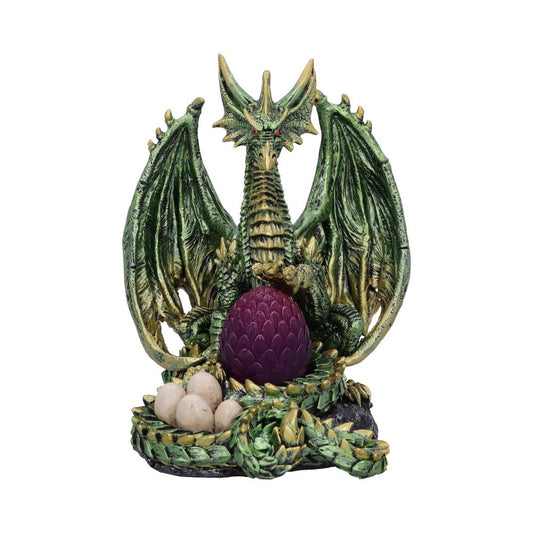 Metallic dragon figurine
