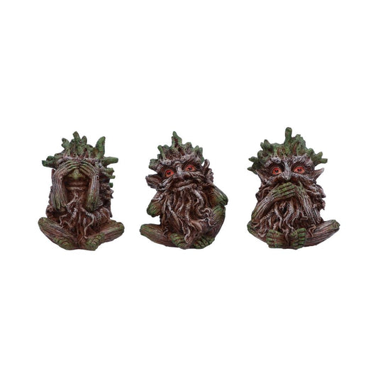 Three Wise Tree Spirit Figurines
