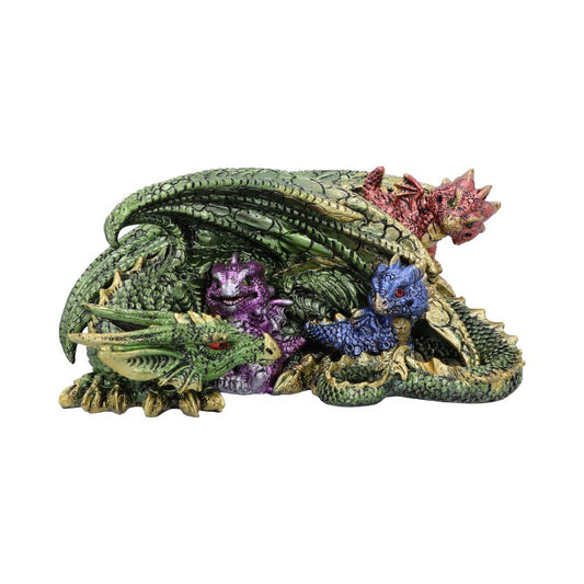 Metallic dragon figurine