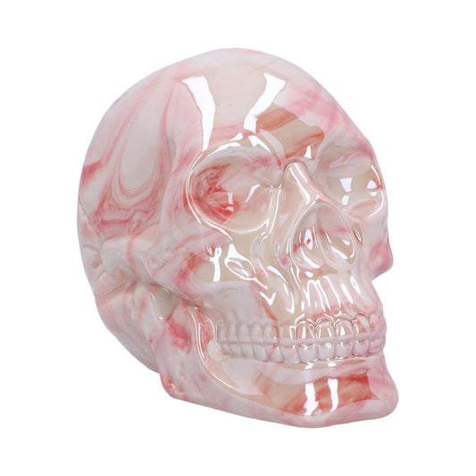 Pink marble skull