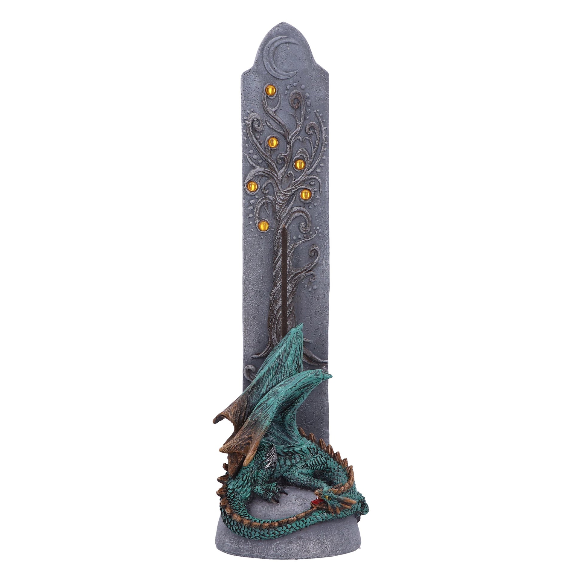 Vertical dragon incense burner