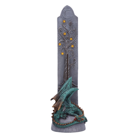 Vertical dragon incense burner