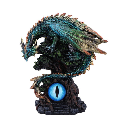 Green Dragon with Eye Figurine